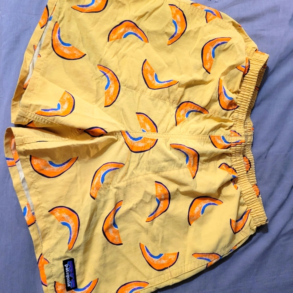 Patagonia Baggies Swim Beach Shorts Cantalope